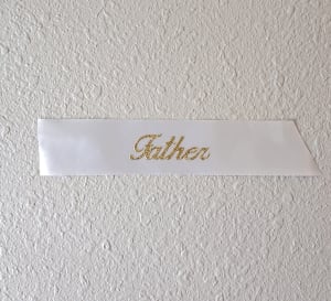 Father Banner Flower Bouquet