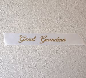 Great Grandma Banner Flower Bouquet