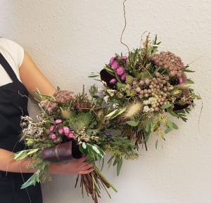 Beautifully Bohemian Bridesmaid's Bouquet Flower Bouquet