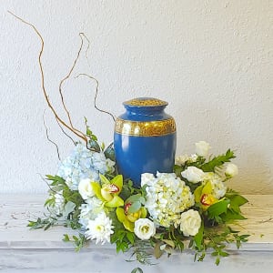 Everlasting Memories Urn Surround Flower Bouquet