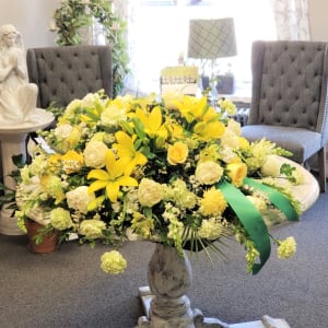 A John Deer Man Casket Spray Flower Bouquet