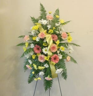 Gentle Remembrance Spray Flower Bouquet