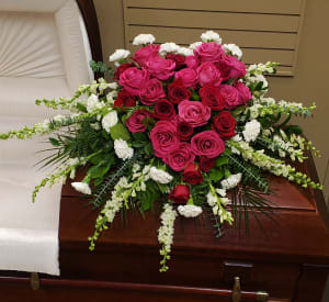 Endearing Love Casket Spray Flower Bouquet