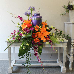 Symphony of Color Urn Spray Flower Bouquet