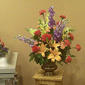 Strength and Dignity Urn Arrangement Flower Bouquet