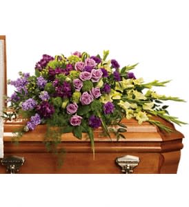 Reflections Of Gratitude Casket Spray Flower Bouquet