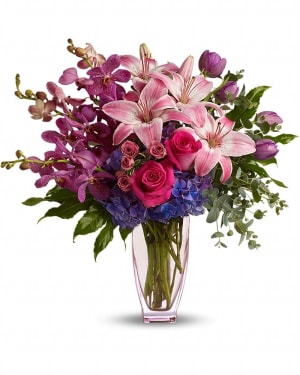 Purple Perfection Flower Bouquet