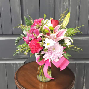 Partial to Pink Flower Bouquet