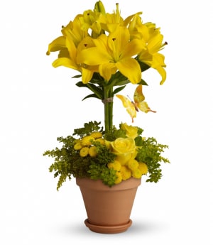 Yellow Fellow Flower Bouquet