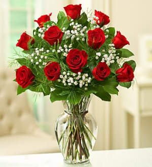 Rose Elegance Premium Long Stem Red Roses Flower Bouquet