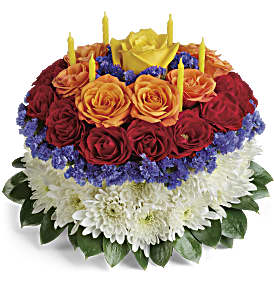 Your Wish Is Granted Birthday Cake Bouquet Flower Bouquet