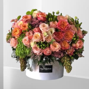 PEACH GARDEN IN ANY BOX Flower Bouquet