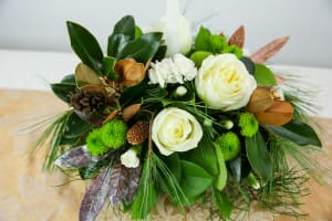 Wintery Whites Flower Bouquet