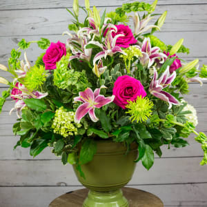 Raspberry Ripple Flower Bouquet