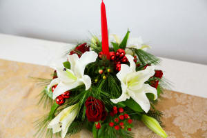 Star of Christmas Flower Bouquet