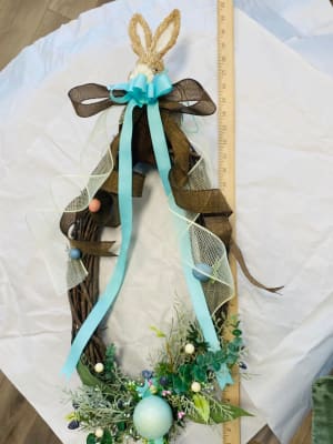 Dapper Bunny wreath