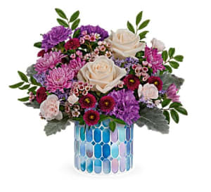 Blue blooms Flower Arrangement Blue blooms Flower Bouquet