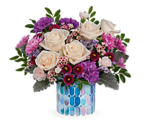 Blue blooms Flower Arrangement Blue blooms Flower Bouquet