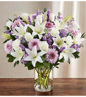 Sincerest Sorrow™ - Lavender & White Flower Bouquet