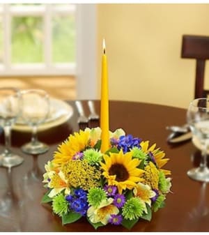 Fields of Europe™ for Summer Centerpiece Flower Bouquet