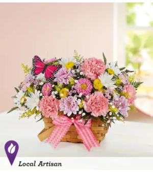 Blossoming Blooms™ Basket Flower Bouquet