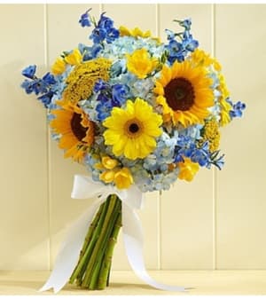 Country Wedding Sunflower Mixed Bouquet Flower Bouquet