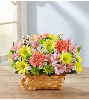 Fields of Europe™ Basket Flower Bouquet