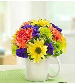 Mugable™ to Say Happy Birthday Flower Bouquet