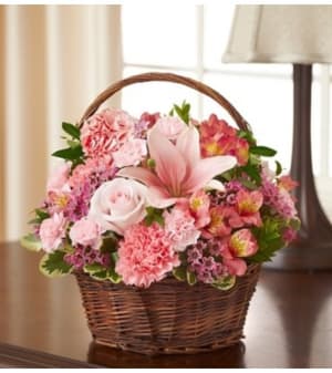 Peace, Prayers & Blessings - All Pink - Wilmington, DE Florist