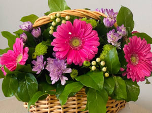 Fresh Floral Basket