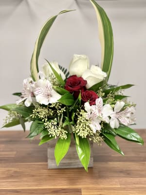 Velvet Wineberry Flower Arrangement Velvet Wineberry Flower Bouquet