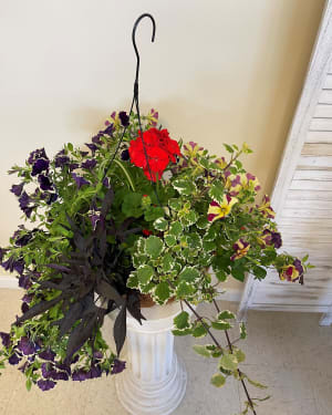 Hanging Basket Flower Bouquet