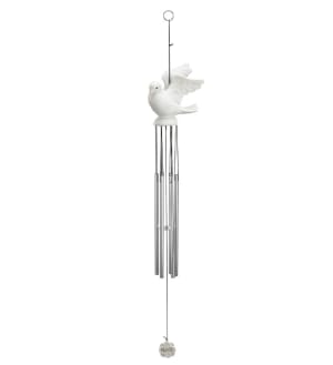 Dove Wind Chime Flower Bouquet