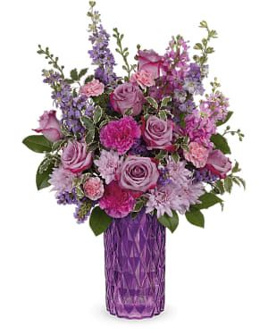 Teleflora's Amazing Amethyst Bouquet Flower Bouquet