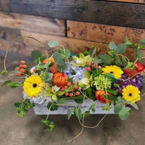  Seasonal Flower Crate Flower Bouquet