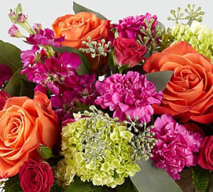 Designer's Choice Non-Valentine's Colors Flower Bouquet