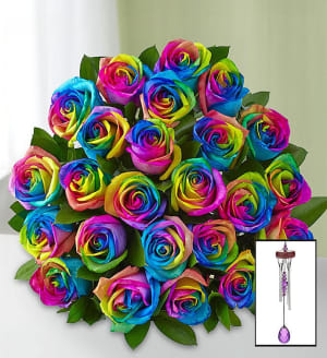 Kaleidoscope Roses, 12-24 Stems Flower Bouquet