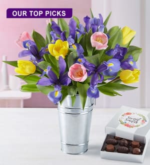 Mother's Day Butterfly Kisses + Free Chocolate Flower Arrangement Mother's Day Butterfly Kisses + Free Chocolate Flower Bouquet