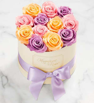 Magnificent Roses® Preserved Sorbet Roses Flower Bouquet