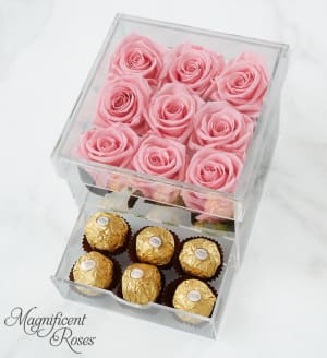 Magnificent Roses® Preserved with Ferrero Rocher® Flower Bouquet