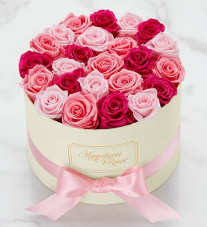 Magnificent Roses® Preserved Delightful Medley Flower Bouquet