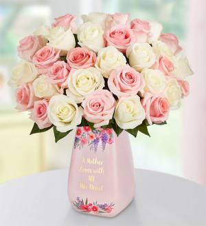 Lovely Mom Roses Flower Arrangement Lovely Mom Roses Flower Bouquet