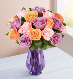 Mother's Day Sorbet Roses, 18-36 Stems Flower Bouquet