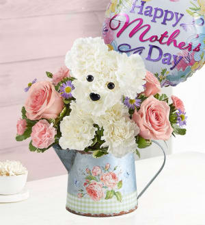 Precious Pup™ Flower Arrangement Precious Pup™ Flower Bouquet