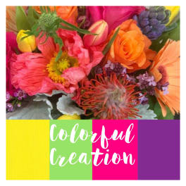  Bright and Colorful Palette Bouquet Flower Bouquet