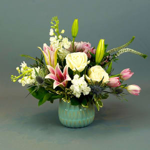 Aqua's Garden by Rathbone's Flair Flowers Flower Bouquet