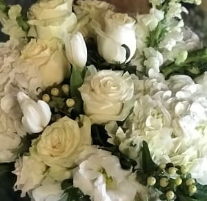 Designer's Selection  all white Flower Bouquet