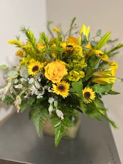 Canary Glow Flower Bouquet