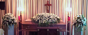 SC-21 Set funeral de rosas lirios y orquídeas Flower Bouquet