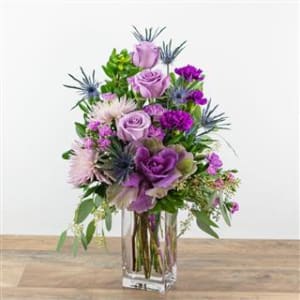 Amethyst Sparkle Flower Bouquet